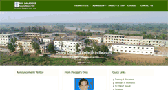 Desktop Screenshot of bsebaleswar.org